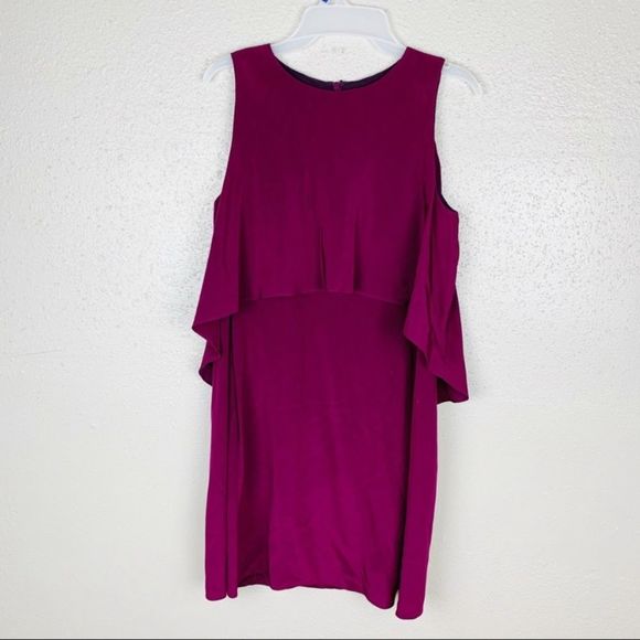Tibi Silk Layered Shift Dress Size 2 - Picture 2 of 8